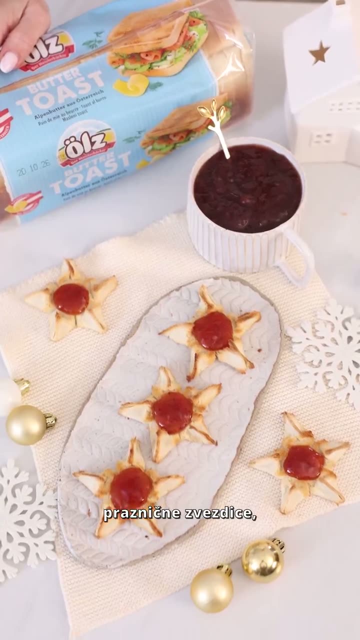 Praznične toast zvezdice